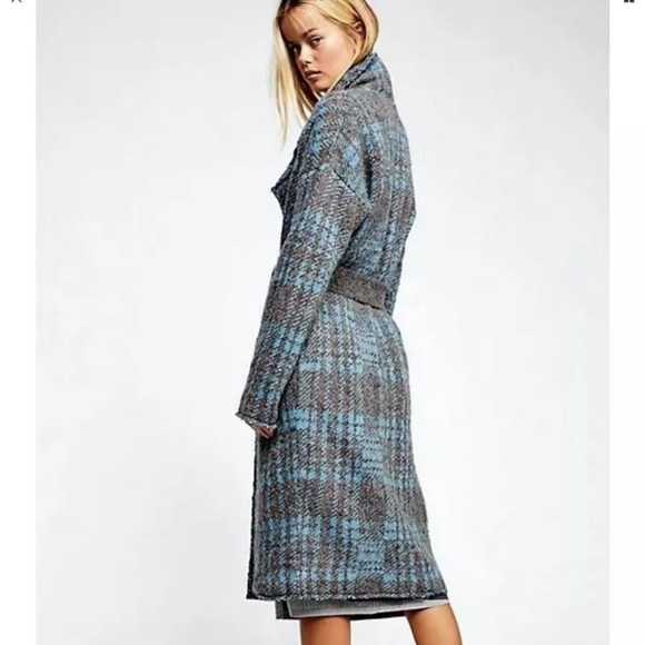 NWOT Free People ‘Chesterfield Sweatercoat Size M Alpaca Sweater Coat Z165-3